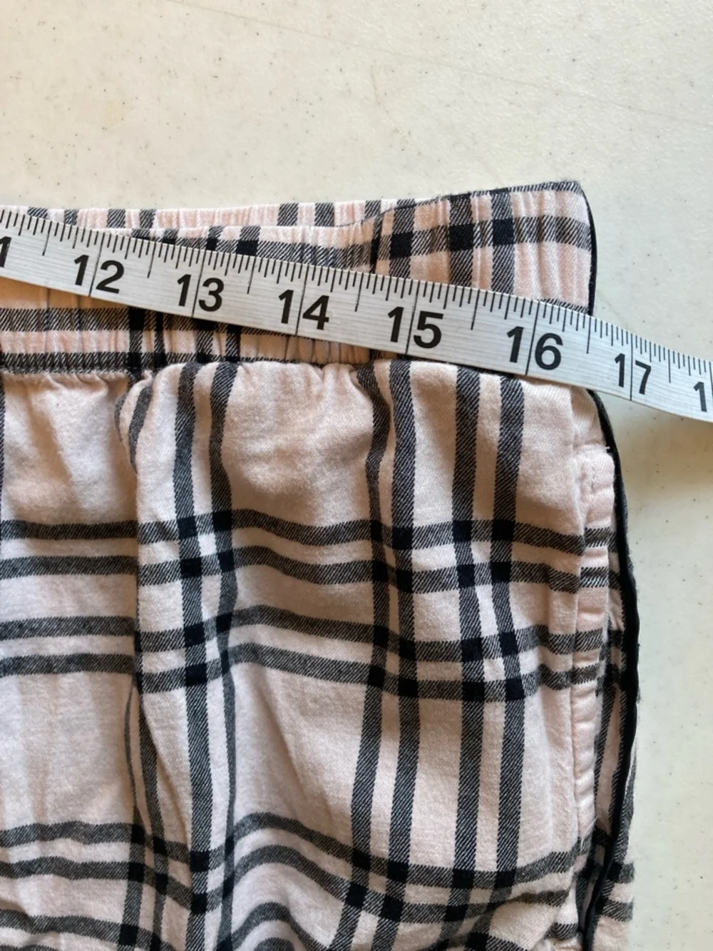 Victoria's Secret Pink and Black Plaid Two-Piece Pajama Set - Picture 9 of 11
